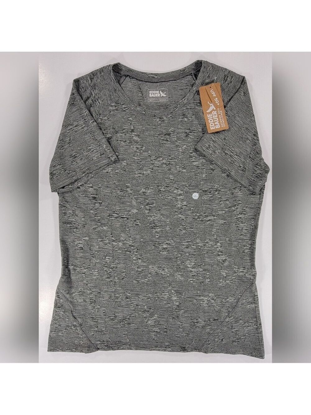 NWT Eddie Bauer Resolution Stretch Tee Women's Large Performance Shirt Top NEW